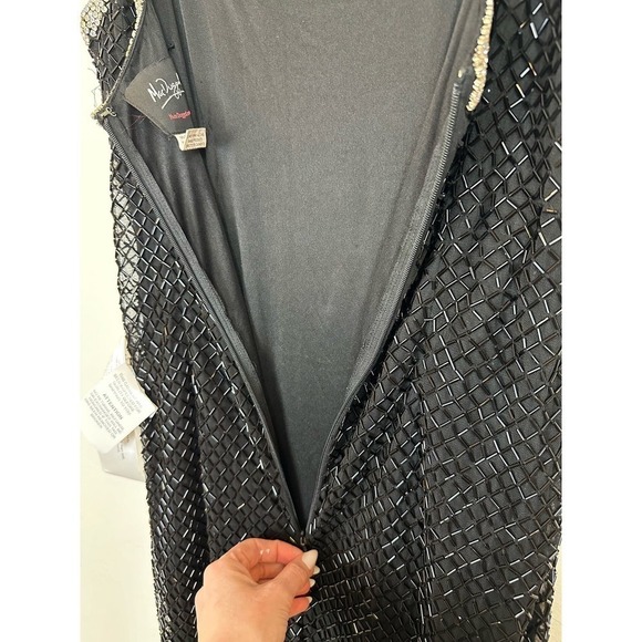 NWT Mac Duggal BEADED SPAGHETTI STRAP COLUMN GOWN #93551 - Picture 11 of 11